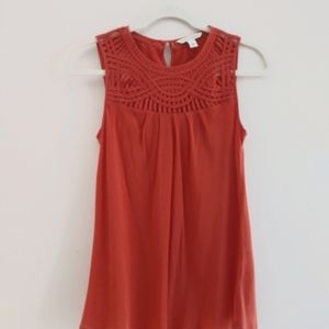 Banana Republic silk sleeveless blouse